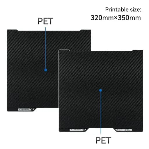 PET+PET Printing plate for Bambu H2d (355*346mm) / صفيحة طباعة