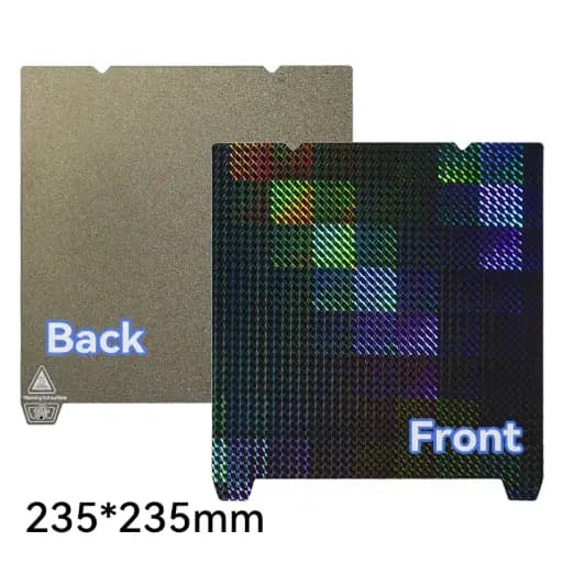 Double Sided Hotbed Sticker without Magentic Base (pey+pei) 235*235mm / ملصق سرير ساخن سرير ساخن ملصق