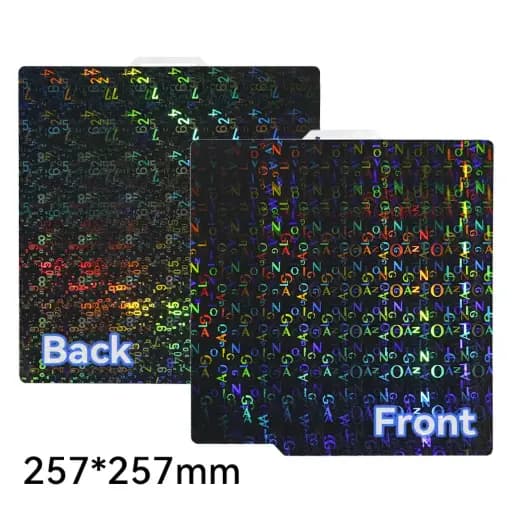 Double Sided Hotbed Sticker (pen+pek) 257*257mm / ملصق سرير ساخن سرير ساخن ملصق