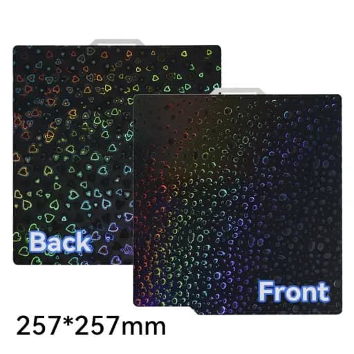 Double Sided Hotbed Sticker (peH+peH) 257*257mm / ملصق سرير ساخن سرير ساخن ملصق