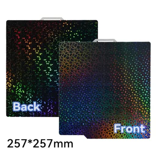 Double Sided Hotbed Sticker (PEK+PEK) 257*257mm / ملصق سرير ساخن سرير ساخن ملصق