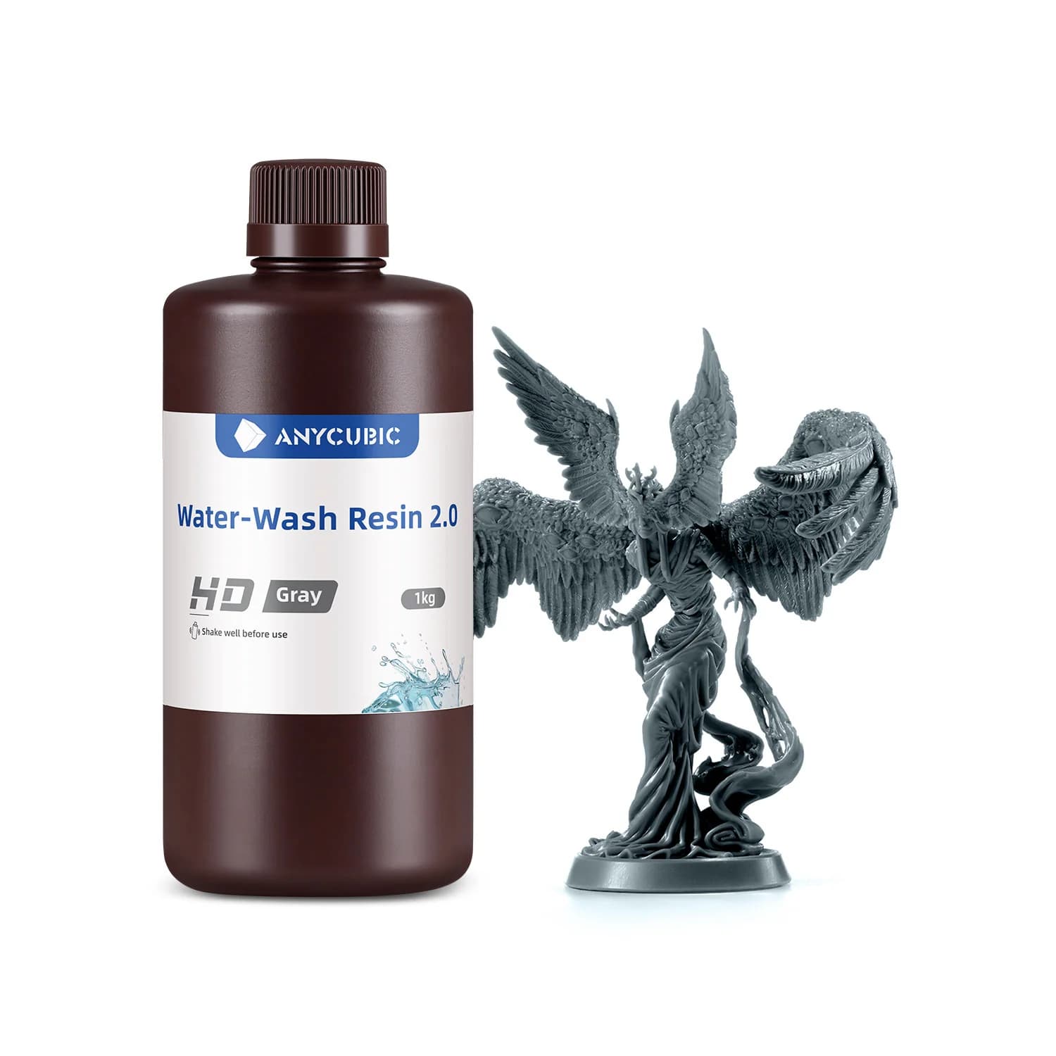 Water-Wash Resin 2.0HD Gray Color / راتنج غسيل بالماء 2.0HD لون رمادي