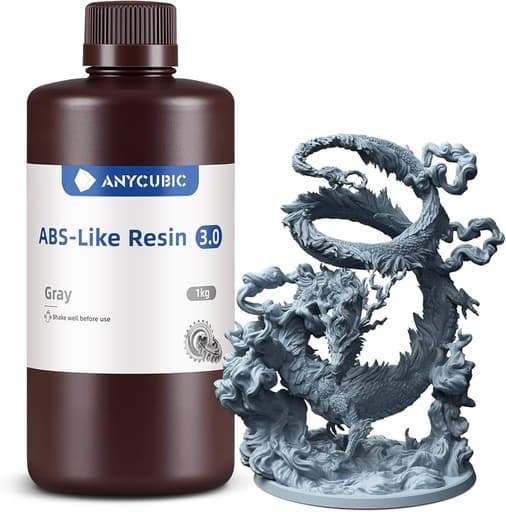 Anycubic Abs like resin 3.0 Gray color