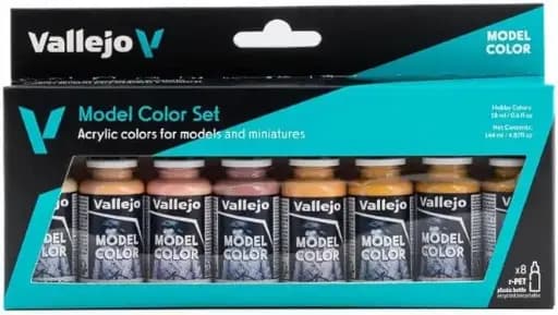 Vallejo - Model Color Face & Skin Tones Set 8 bottles