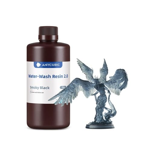 Water Wash Resin 2.0 smoky black لون اسود شفاف