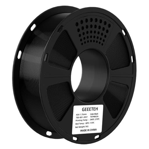 Geeetech Asa Black اي اس اي لون اسود / جيتيك أيه إس إيه لون أسود
