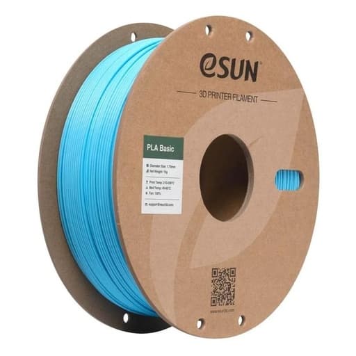 eSun pla basic sky blue ايسن لون ازرق سمائي / فلمنت ايسن PLA Basic لون أزرق سمائي