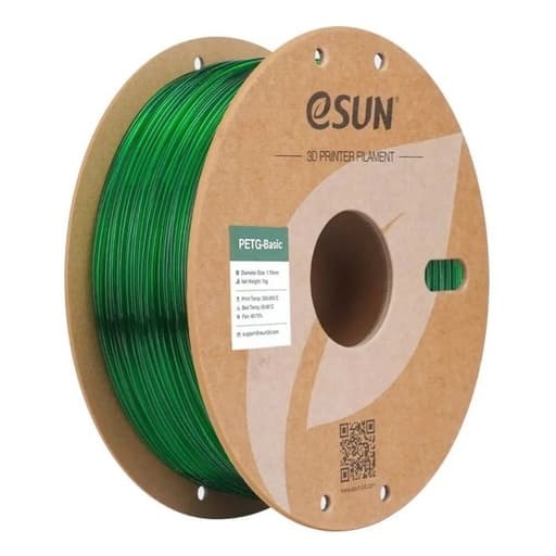 eSun petg basic transparent green / PETG أساسي شفاف أخضر من إيسون