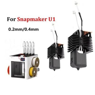 Hardened steel hotend for Snapmaker U1 0.2mm