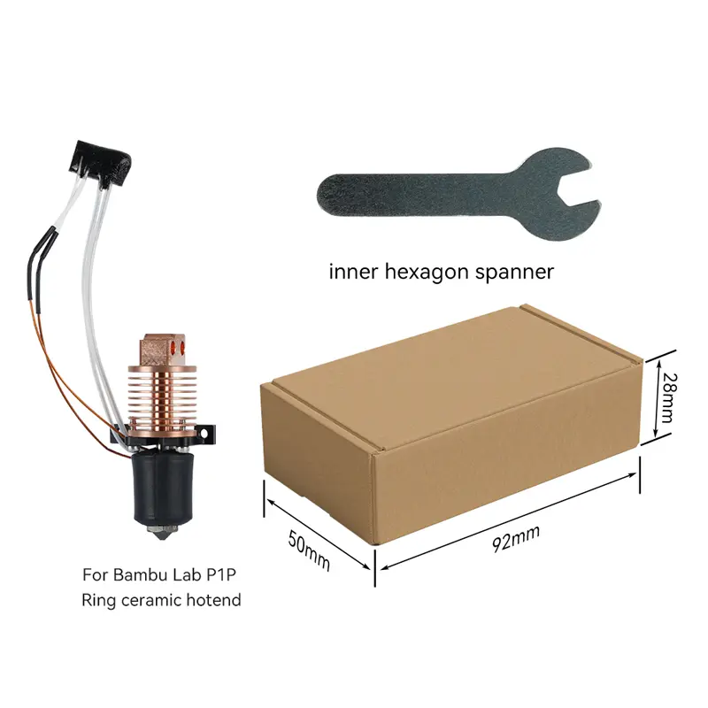 Ring ceramic hotend For Bambu Lab P1P