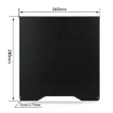 Double sided Pei Powder coated Printing Plate For Creality Hi  (265*280mm)