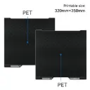 PET+PET Printing plate for Bambu H2d (355*346mm)