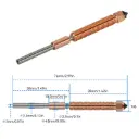 Integrated detachable nozzle For Creality K2/Hi (1.75/0.4mm)